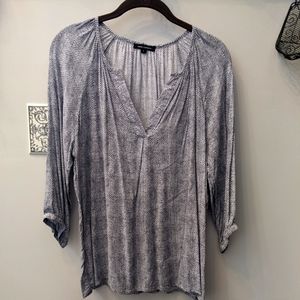 V-neck blouse